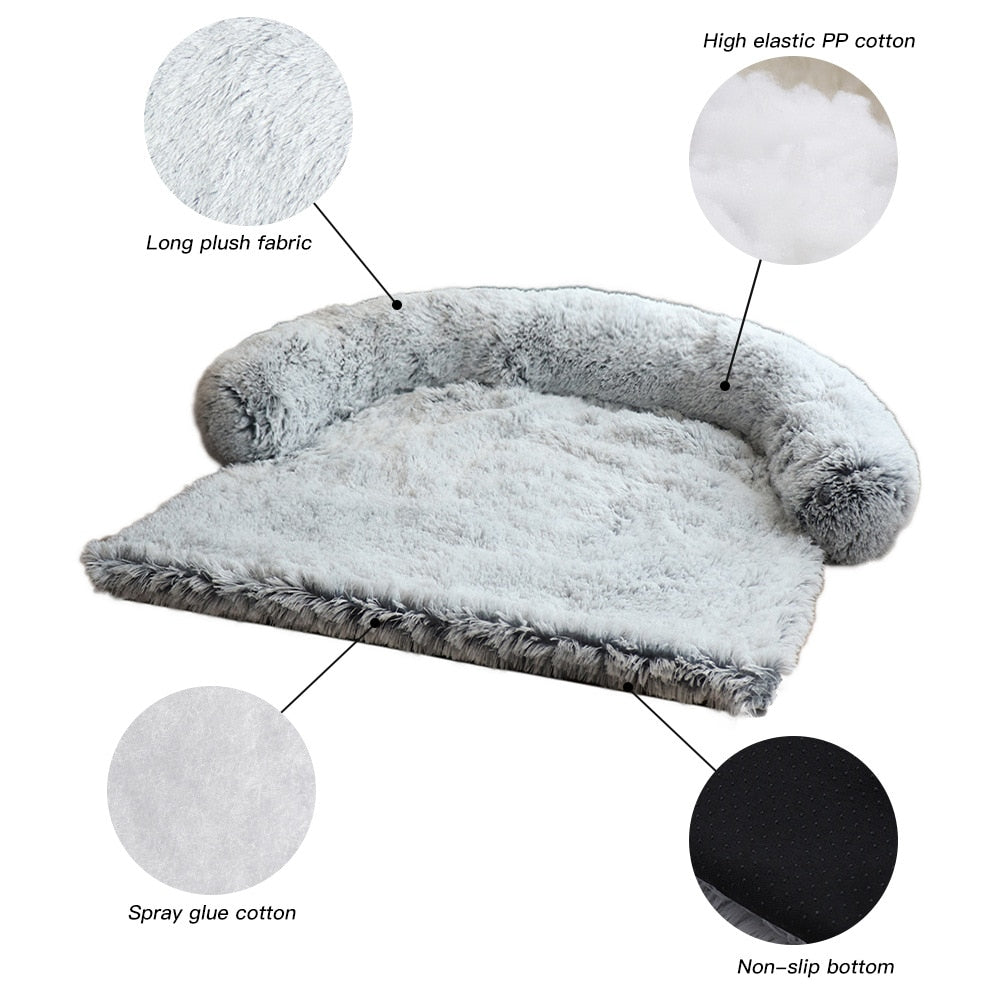 Plush Dog Sofa Bed
